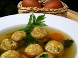 Knedlíčky do polévky z míchaných vajíček recept