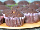 Kakaové muffiny s hruškami recept