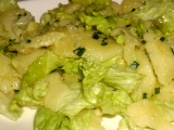 Hlávkový salát s bramborami recept