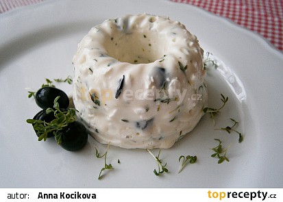 Sýrový dezert s olivami recept