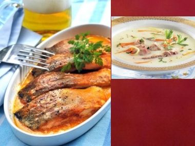 Sváteční oběd 24  Rybí polévka a Kapr po provensálsku