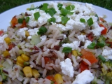 Divoká rýže se zeleninou recept