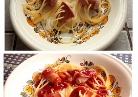 Špagety chobotničky  nejen pro děti recept