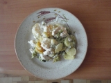 Smetanové brambory s brokolicí recept