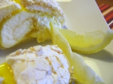 Sněhová citronová roláda recept