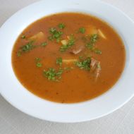 Skopová gulášová polévka s bramborem recept