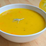 Dýňovo-mrkvová polévka s tymiánem recept