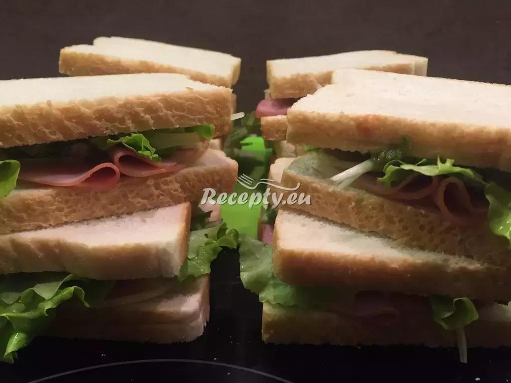 Sandwich s uzeným lososem recept  topinky, toasty, sendviče ...