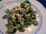 Jarní salát s polníčkem a sedmikráskou  vegan recept  TopRecepty ...