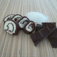 Čokoládová kokosová roláda recept