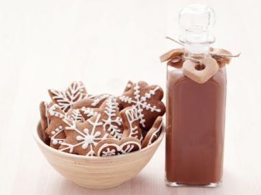 Vánoční skořicovo-čokoládový likér