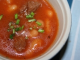 Fazolová gulášová polévka recept