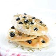 Focaccia  olivová placka recept