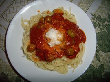 Pasta aschiuta pastačuta  výborná omáčka na špagety