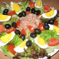Salát s tuňákem a vejci recept