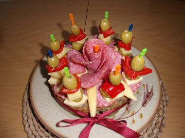 Masový dort narozeninový