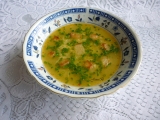 Česneková polévka se strouhankou a vejci recept