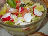 Barevný zeleninový salátek recept