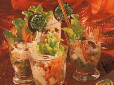Pikantní salát s nivou a celerem