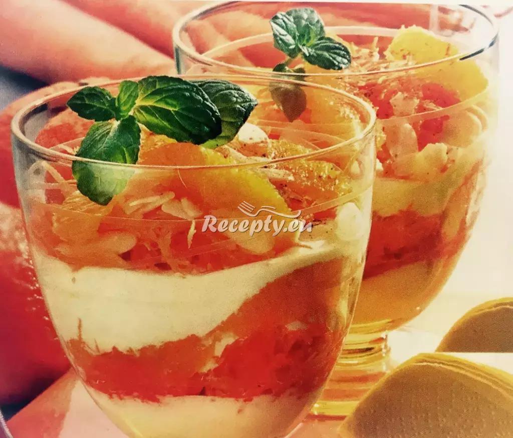 Osvěžující mrkvové poháry recept  ovocné pokrmy