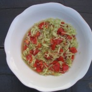 Okurkový salát s rajčaty recept