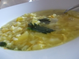 Kapustovo  květáková polévka recept