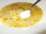 Pórková polévka s kroupami, celerem a mrkví recept