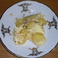 Zapékané brambory s masem a smetanou recept