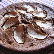 Hruškový kakaový koláč recept