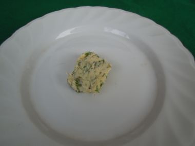 Ochucené máslo pažitkové (petrželkové)