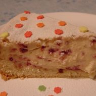 Jemný tvarohový koláč s ovocem recept