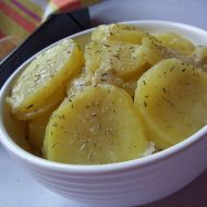 Dušené brambory s rozmarýnem recept