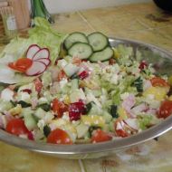 Lehký salát s mangem recept