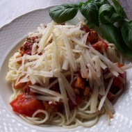 Špagety se sušenými rajčaty recept