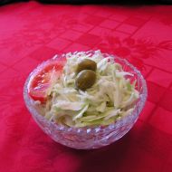 Zelný salát s kysanou smetanou recept