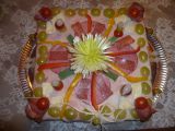 Slaný dort  salámový recept