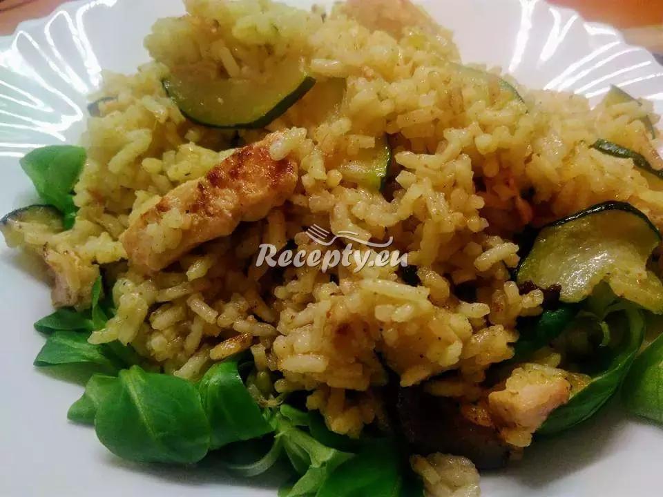 Kari rizoto s kuřecím masem recept  rýžové pokrmy