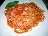 Shaterovo špagety s rajčaty recept