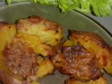 Pečené vařené brambory recept