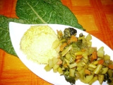 Zeleninové sabdží s mangoldem recept