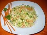 Pikantní zelný salát recept
