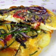 Vaječná omeleta s bramborem a klobásou recept