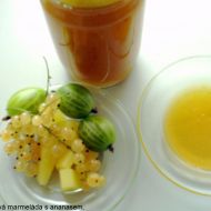 Angreštová marmeláda s ananasem recept