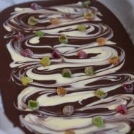 Mramorová čokoláda recept