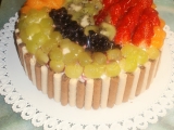 Ovocný dort s tvarohem recept