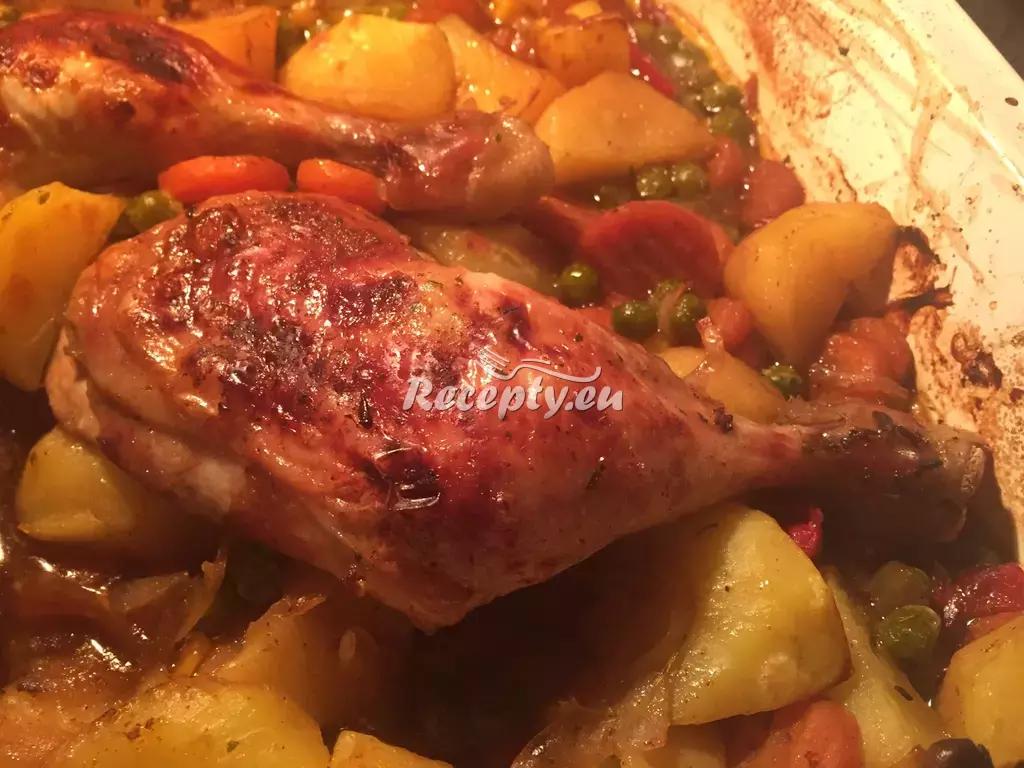Zapečené kuře na Americký způsob recept  drůbeží maso  Recepty ...