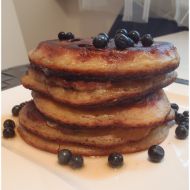 Borůvkové pancakes recept