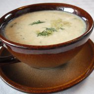 Celerová polévka s koprem recept