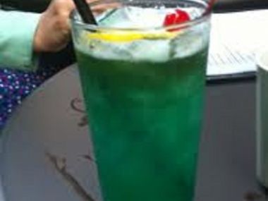 Horký zelený drink