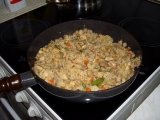 Kuřecí rizoto se zeleninou a žampiony recept